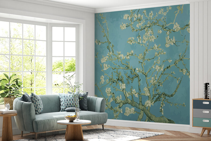 Albero con fiori bianchi