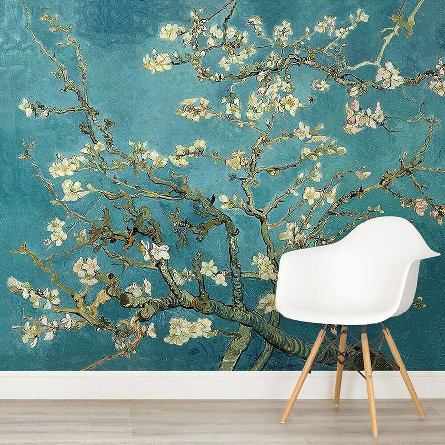 Albero con fiori bianchi