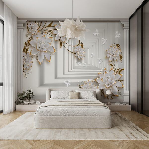 Elegante cornice floreale con farfalle. Elegante cornice floreale con farfalle.