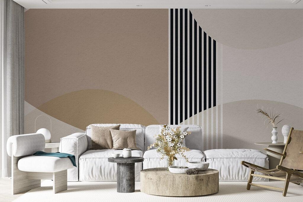 Abstract shapes in neutral tones Abstract shapes in neutral tones