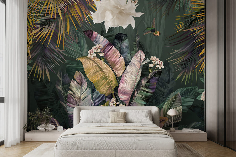Pittura di una pianta tropicale