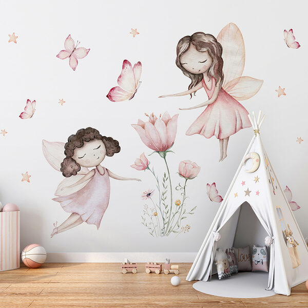 Gruppo di fate con farfalle e fiori u96741pir3ms 600x600 - Gruppo di fate con farfalle e fiori