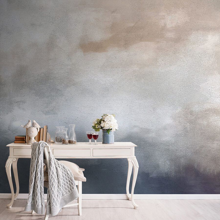 Cielo bianco e blu