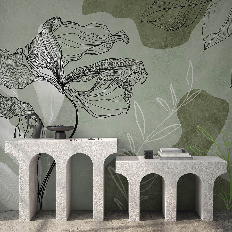 Il disegno di un fiore