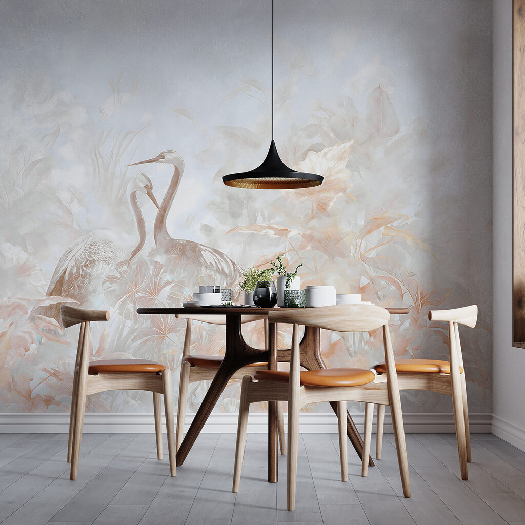 A couple of birds in a bush