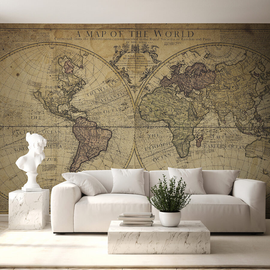 Carta da parati Mappa del mondo - immagine 2