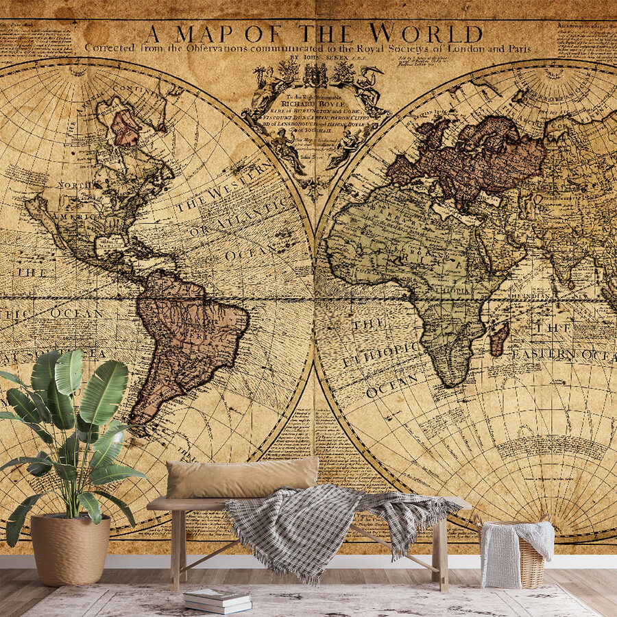 Carta da parati Mappa del mondo - immagine 4