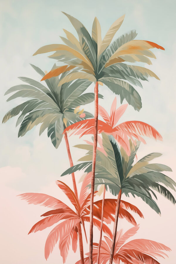Group of palm trees Group of palm trees