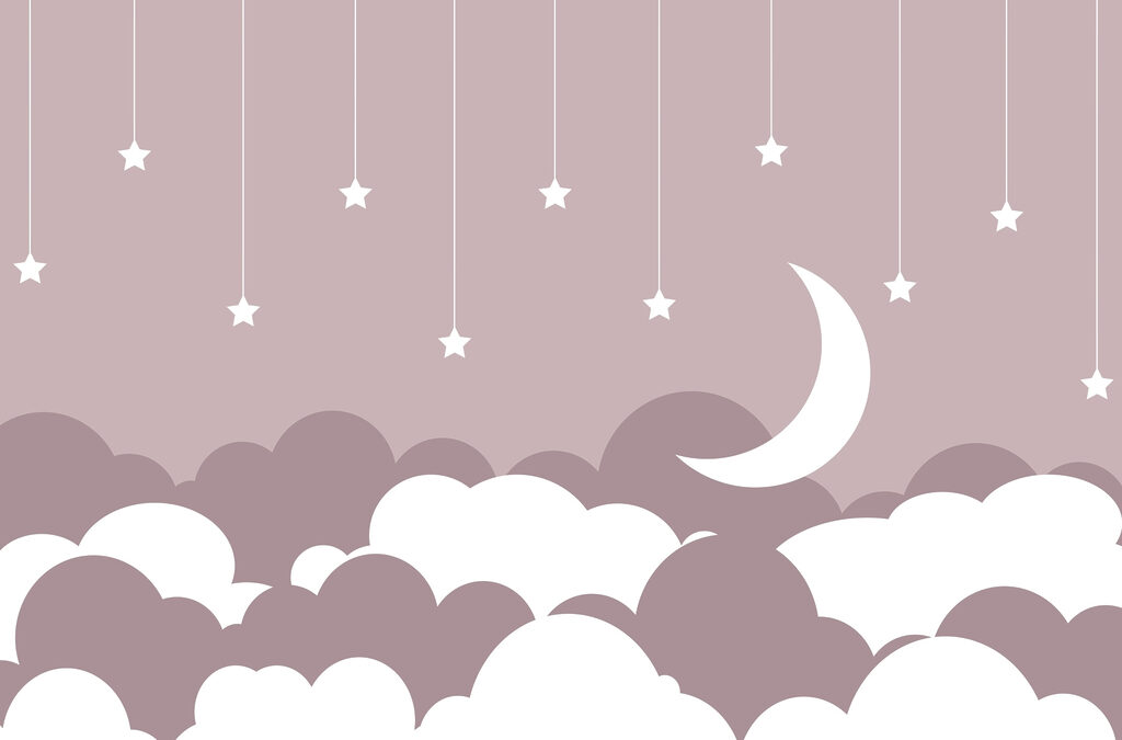 Luna e stelle nel cielo Luna e stelle nel cielo