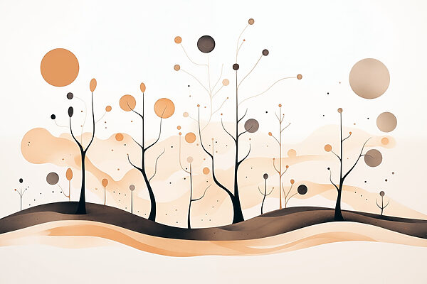 Pittura di alberi e piante Pittura di alberi e piante