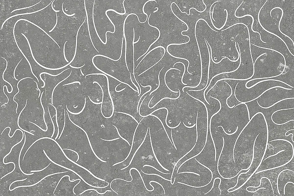 Gruppo di disegni di corpi di donne’. Gruppo di disegni di corpi di donne’.