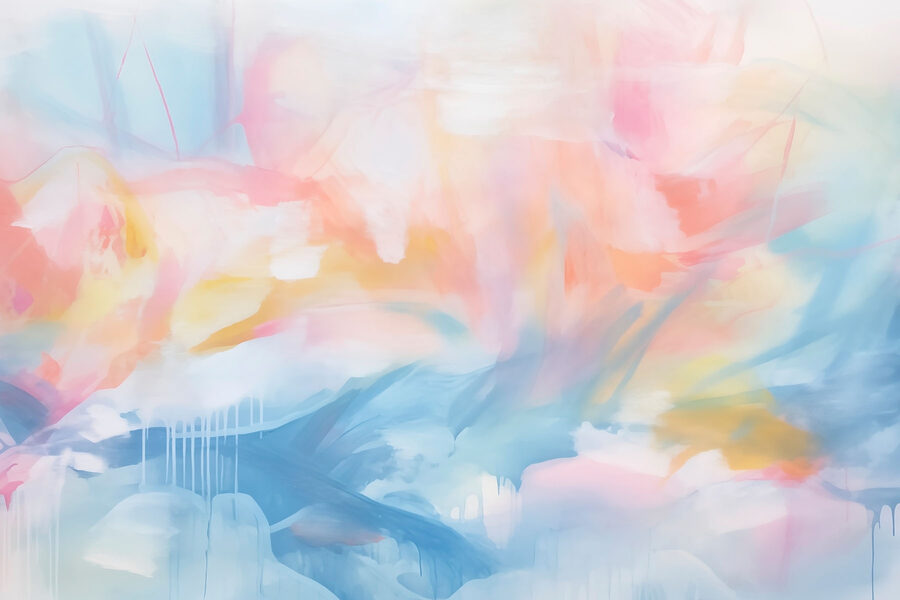 Pittura di un cielo colorato Pittura di un cielo colorato