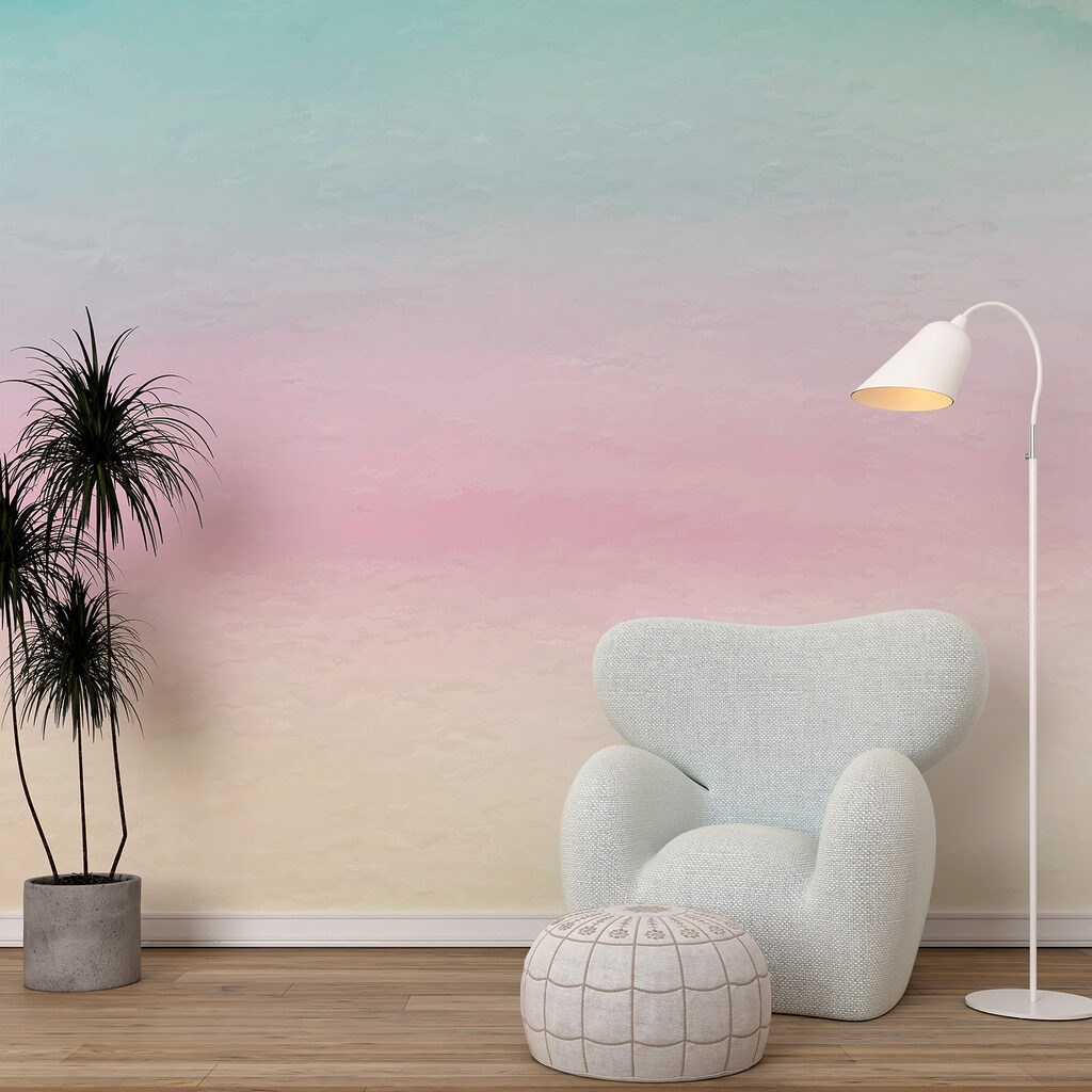 Soft, pastel hues of calm serenity Soft, pastel hues of calm serenity