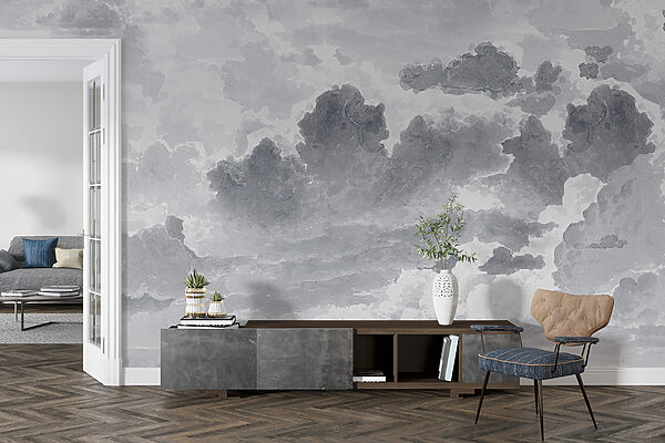 Un cielo grigio e bianco Un cielo grigio e bianco