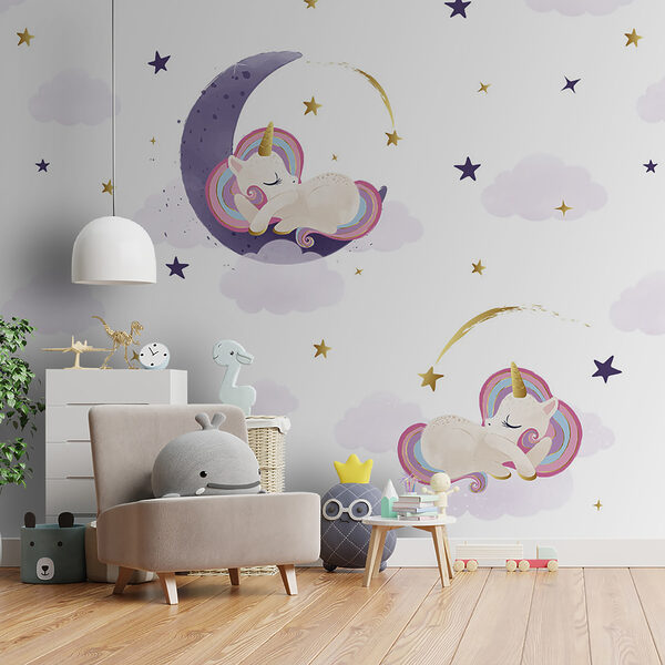 Un unicorno che dorme sulla luna Un unicorno che dorme sulla luna