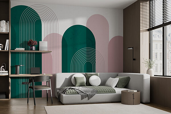 Un'arte verde e rosa Un'arte verde e rosa