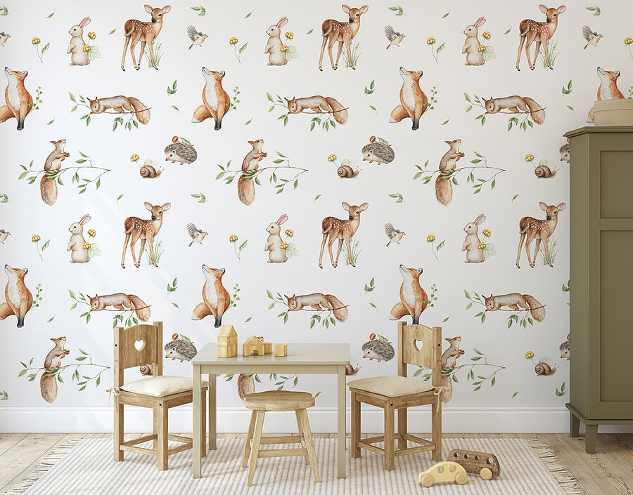 Un modello di animali e piante