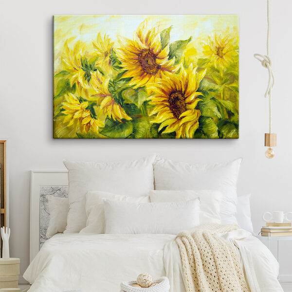 A painting of sunflowers A painting of sunflowers