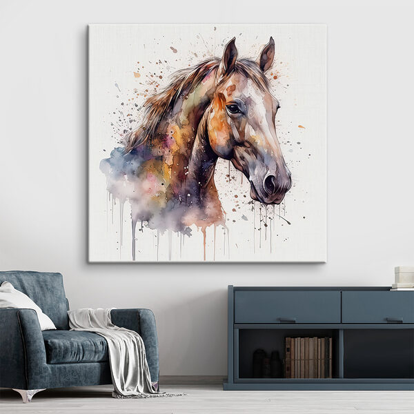 A painting of a horse A painting of a horse