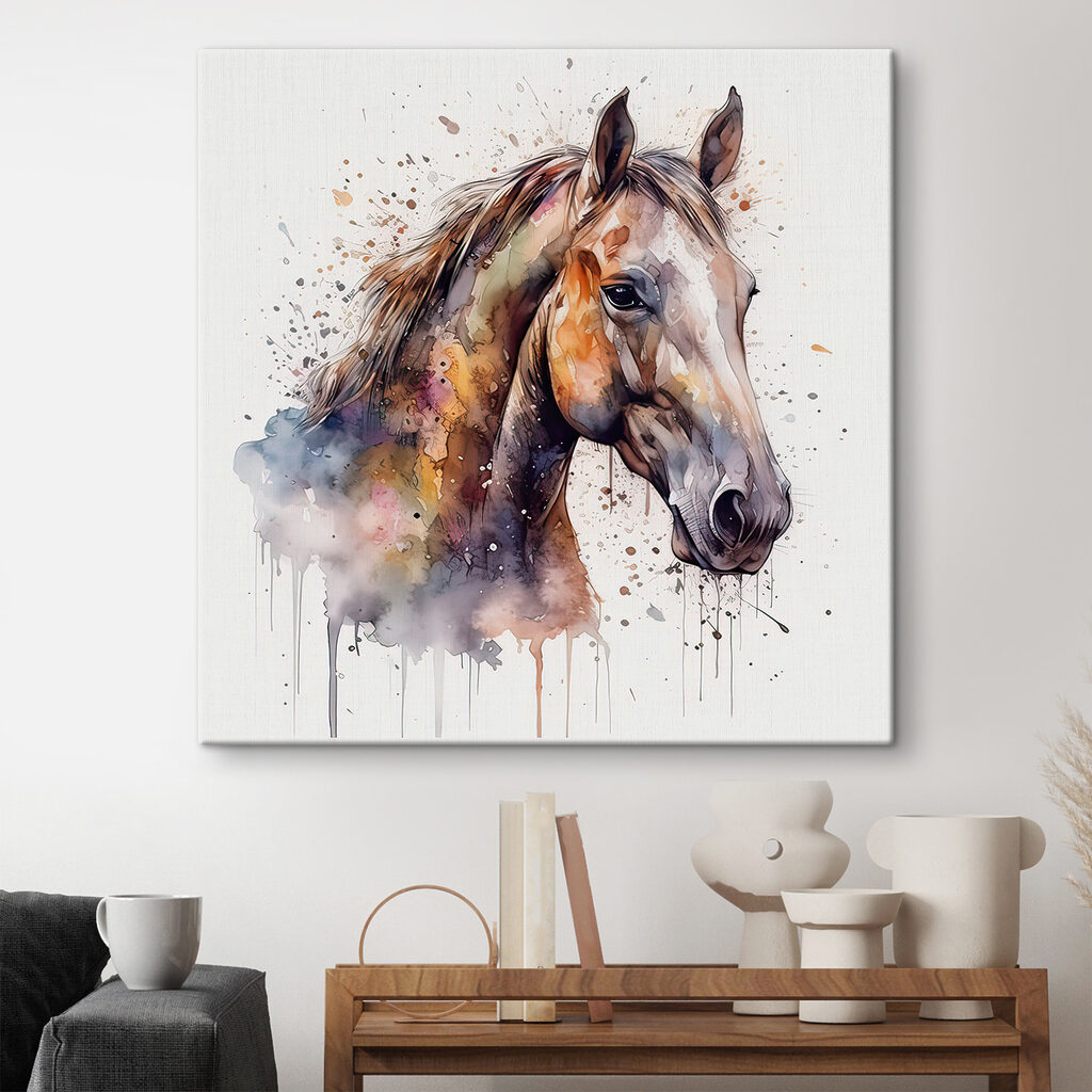 A painting of a horse A painting of a horse