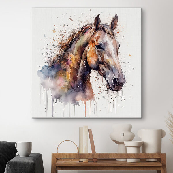 A painting of a horse A painting of a horse