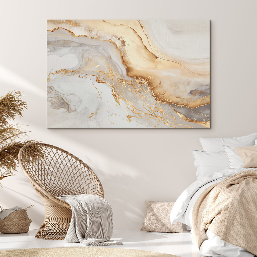 Elegant swirls of cream and amber Elegant swirls of cream and amber