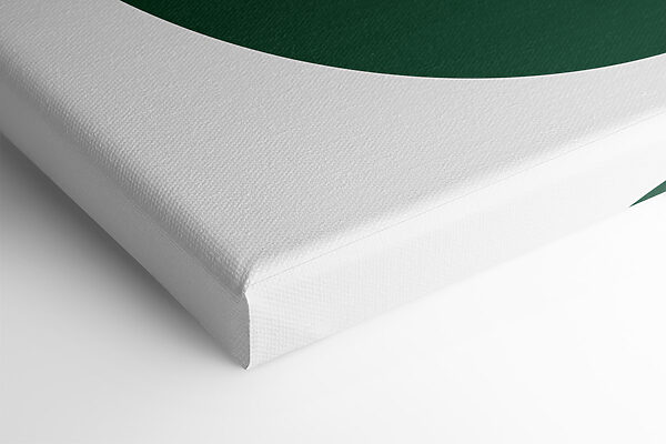 Abstract harmony in emerald and textures