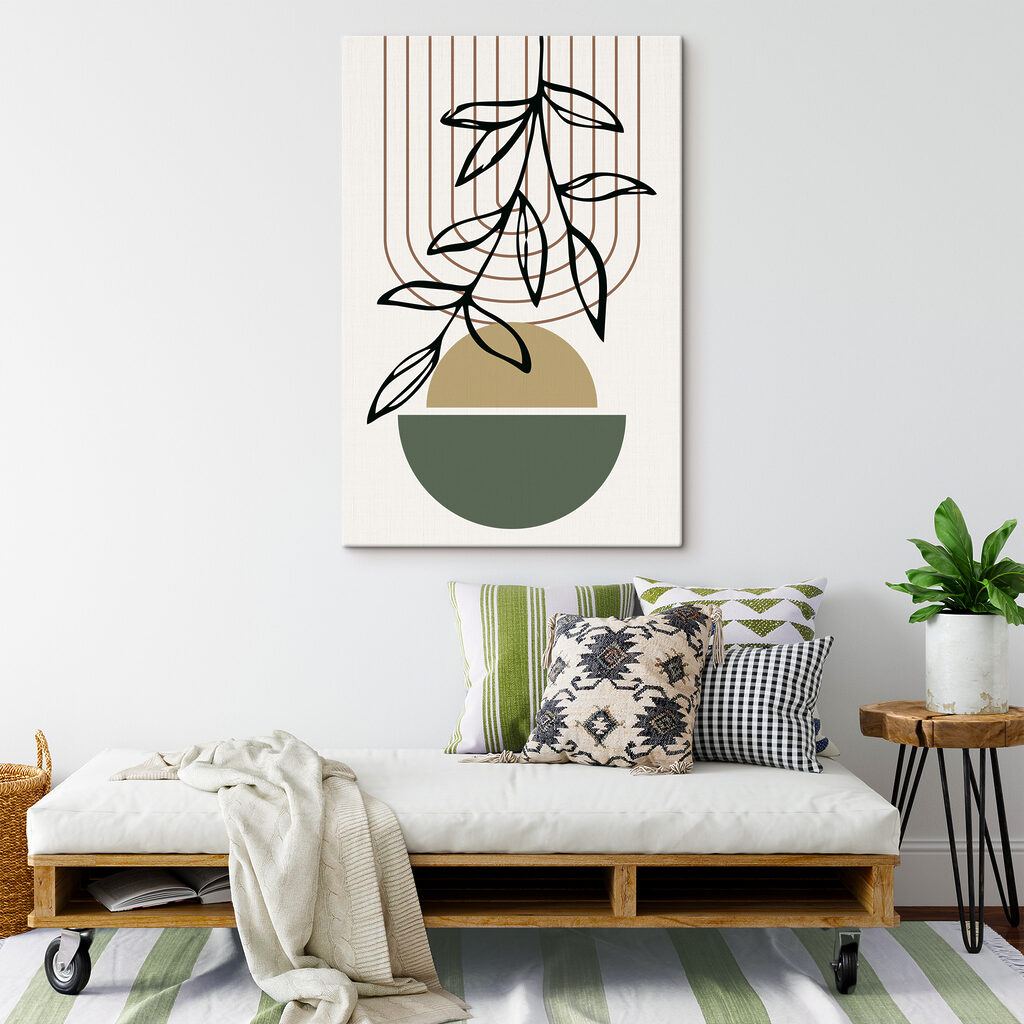 A plant in a bowl