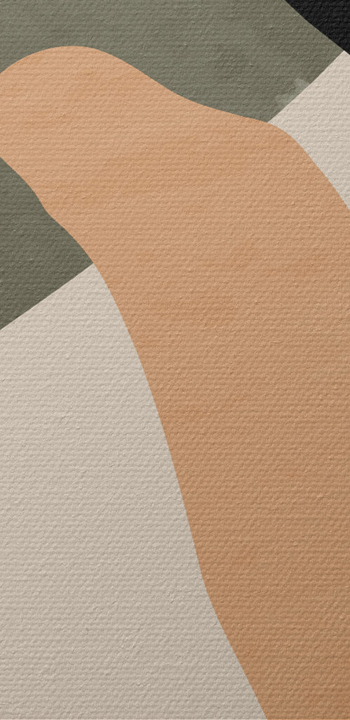 Abstract shapes and leaves composition Abstract shapes and leaves composition