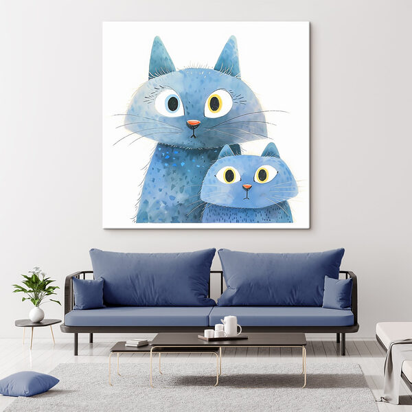 A cat and a cat