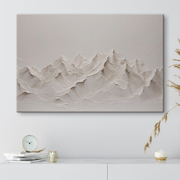 A white mountain range with snow A white mountain range with snow