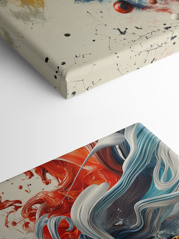 A colorful paint splashing A colorful paint splashing