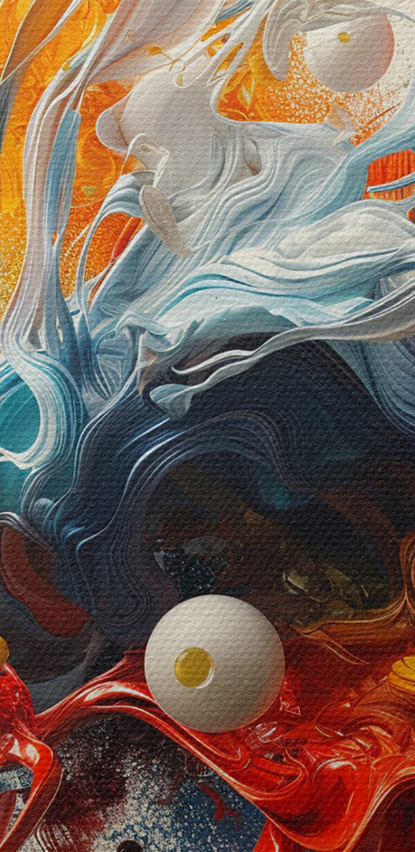 A colorful paint splashing A colorful paint splashing