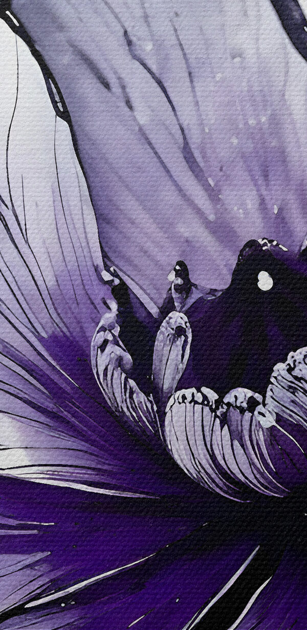 A close up of a flower