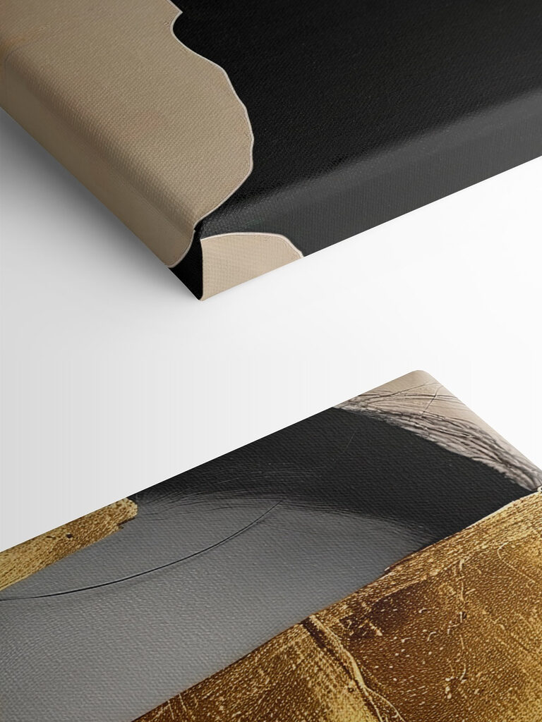 Abstract elegance with bold strokes
