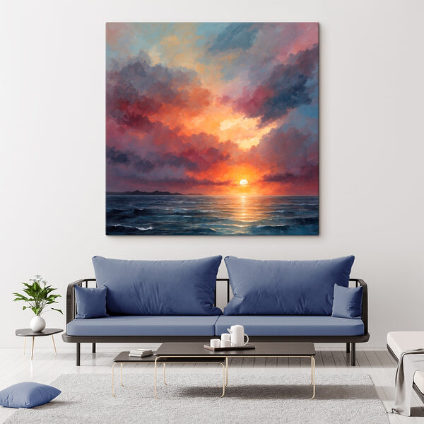 Quadri Quadri Tramonto sull'oceano (COD: s40631)