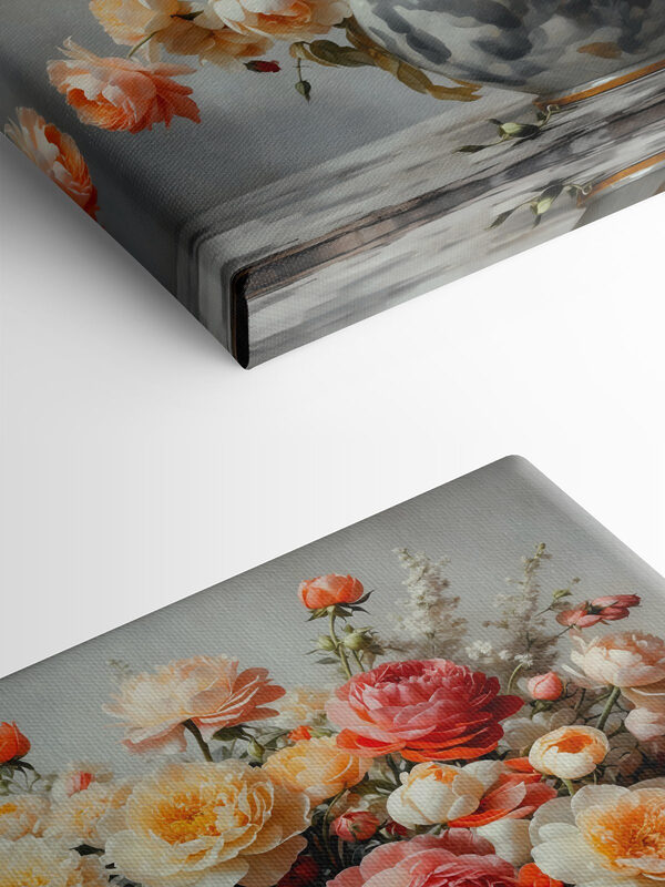 Vase of flowers on a table