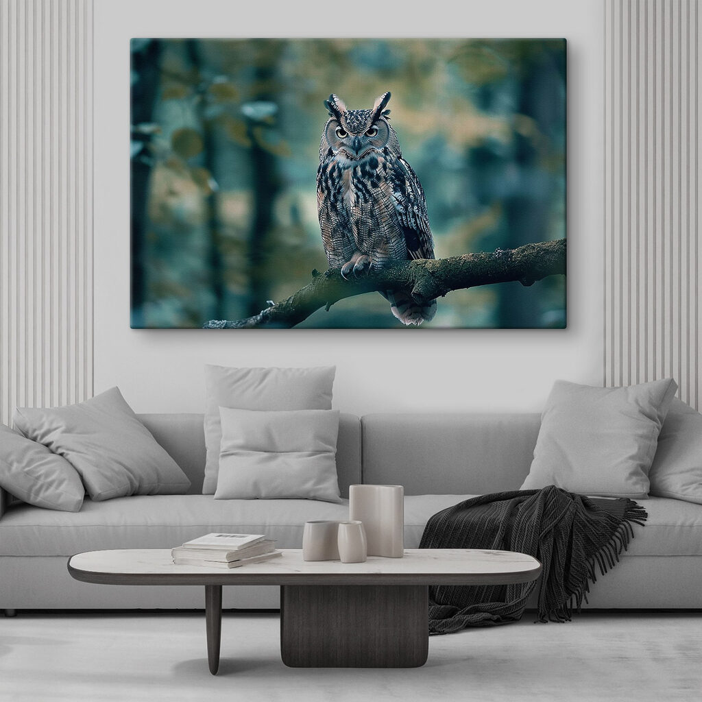 An owl sitting on a branch An owl sitting on a branch