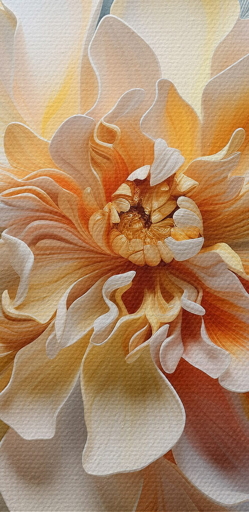 Beautiful floral abstract composition Beautiful floral abstract composition