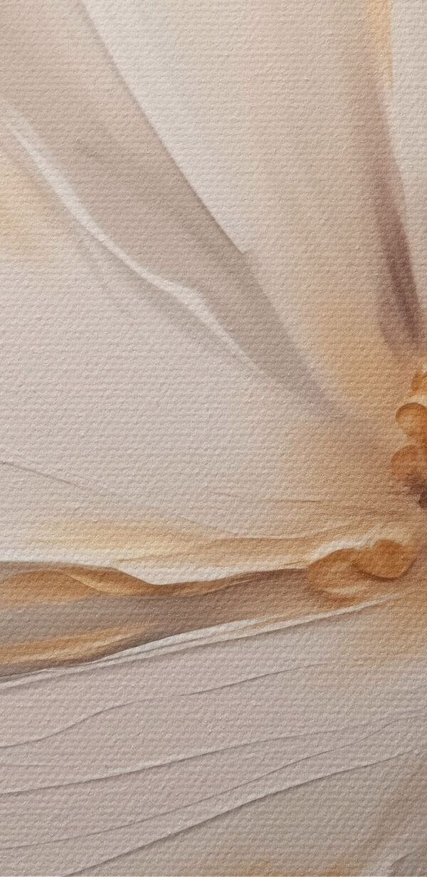 Painting of a white flower Painting of a white flower