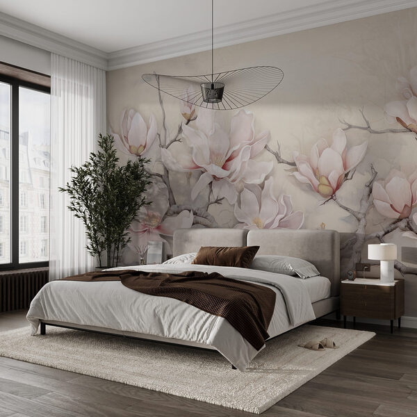 Pittura di fiori su un ramo Pittura di fiori su un ramo