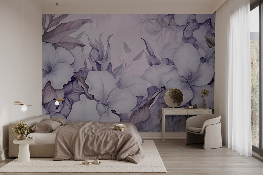 Delicate fioriture in tenui colori pastello