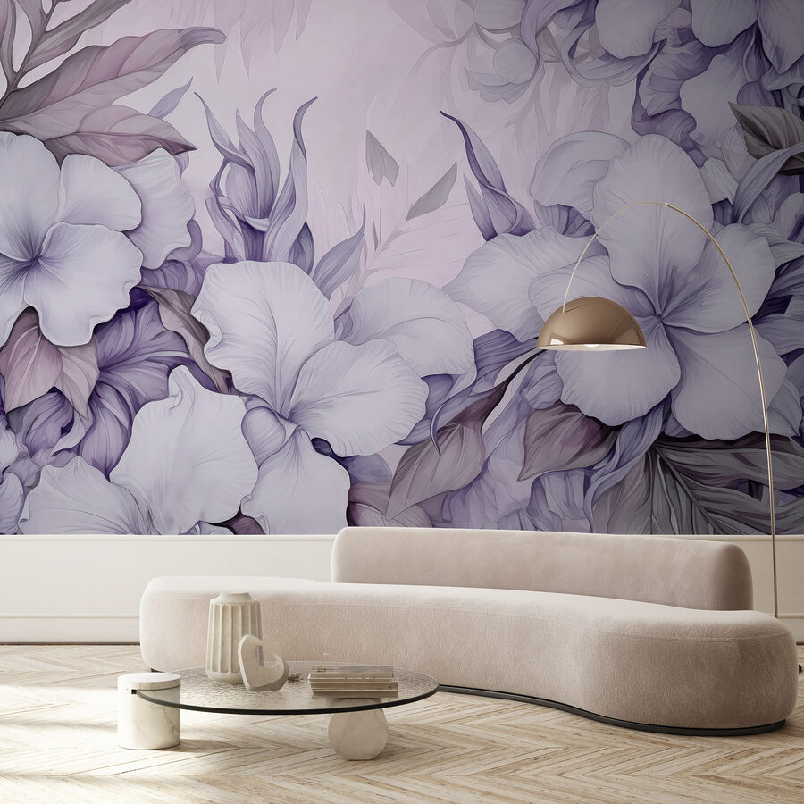 Delicate fioriture in tenui colori pastello