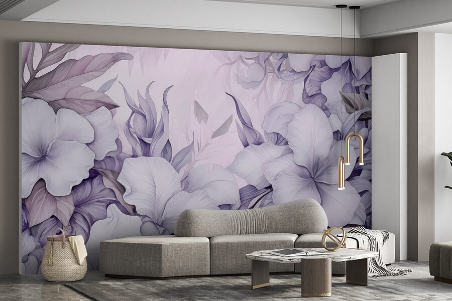 Delicate fioriture in tenui colori pastello
