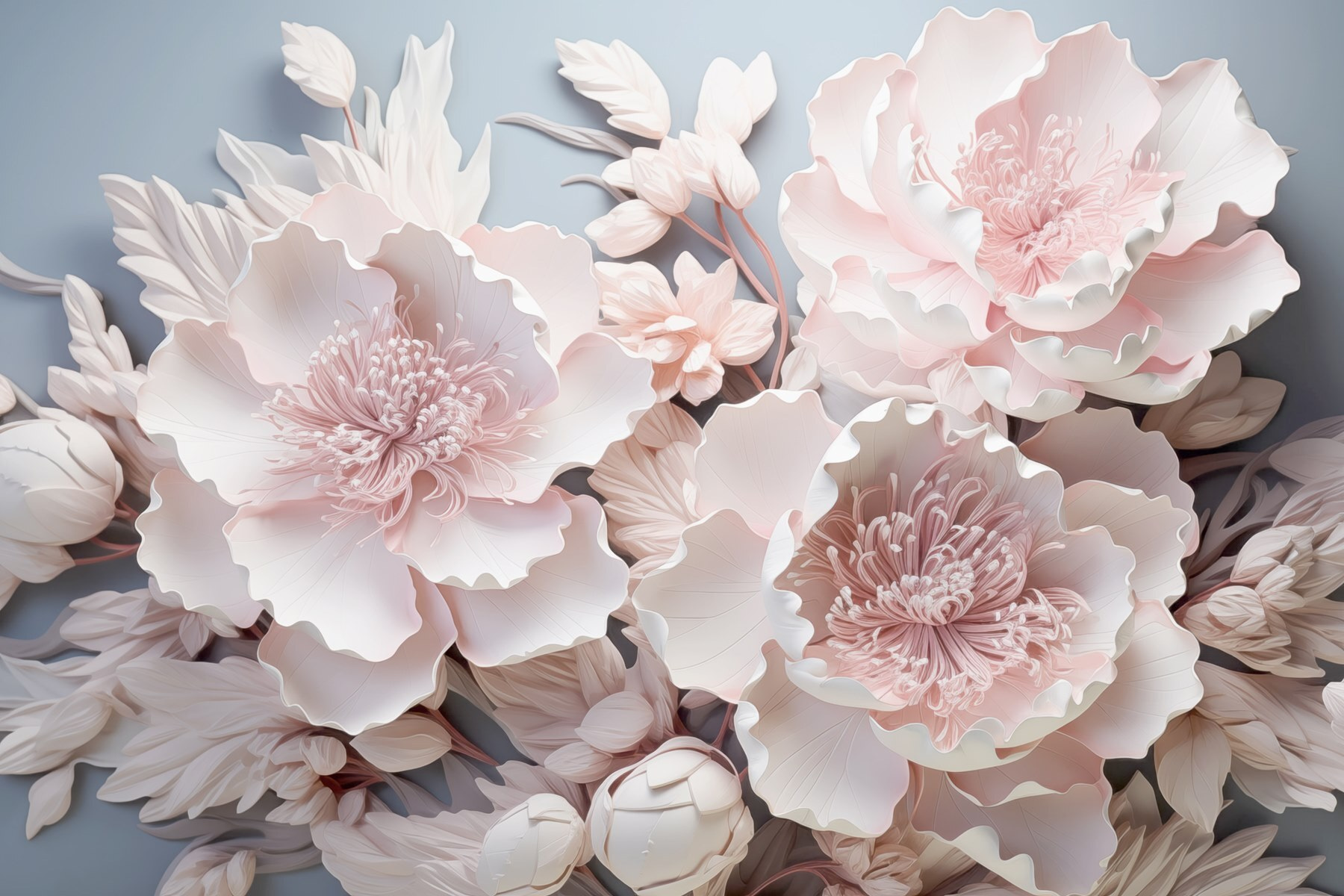 Group of white flowers