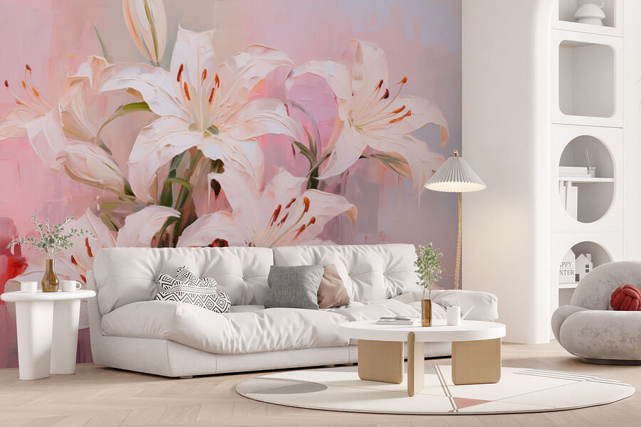 Pittura di fiori bianchi Pittura di fiori bianchi