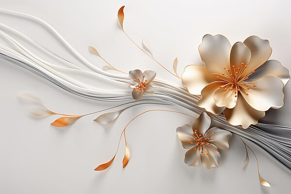 Elegante design floreale con dettagli fluidi Elegante design floreale con dettagli fluidi