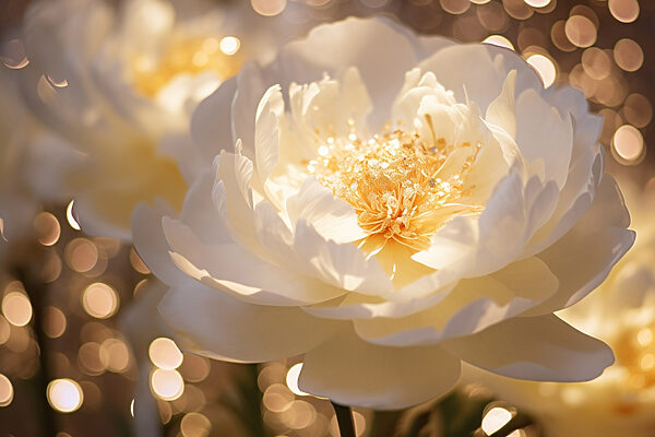 Delicate petals in soft hues