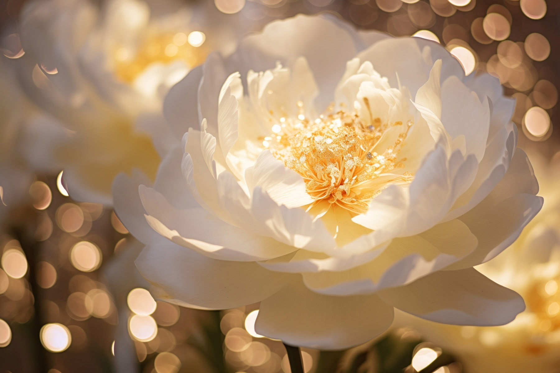 Delicate petals in soft hues