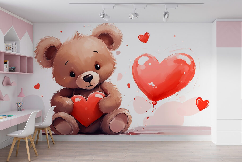 Orsacchiotto con cuore in mano w03683pir3mr 1024x683 - Orsacchiotto con cuore in mano